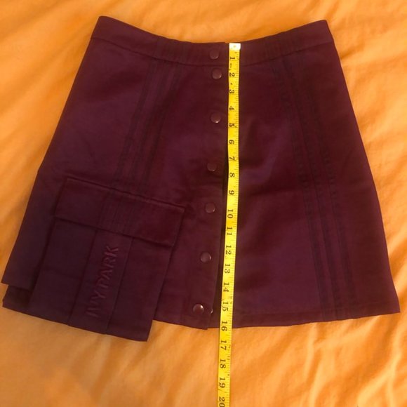 IVY PARK US 10 Adidas Maroon skirt - Picture 4 of 10